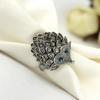 Silver Hedgehog Lucky Ring