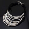 Choker Rubber Band Pass Bright Necklace